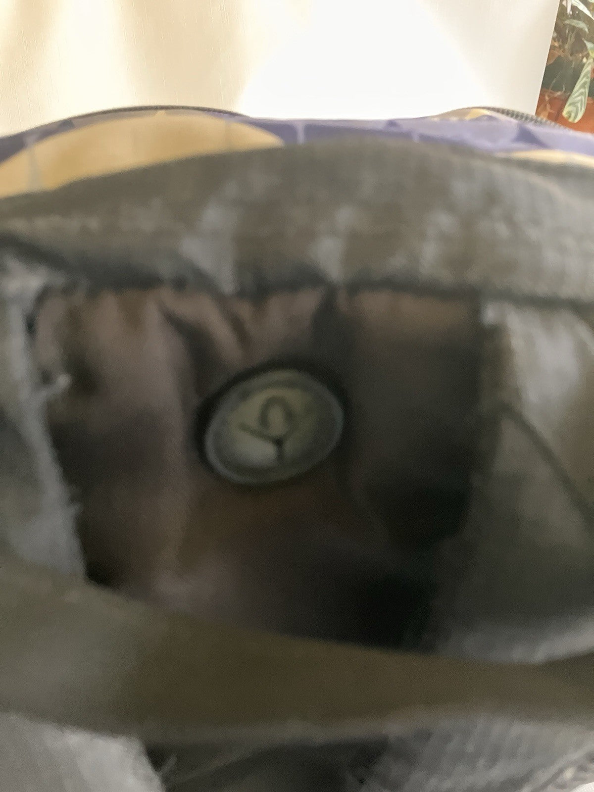 L.L.Bean Purple Two Toned And White large Backpack NOT monogrammed!