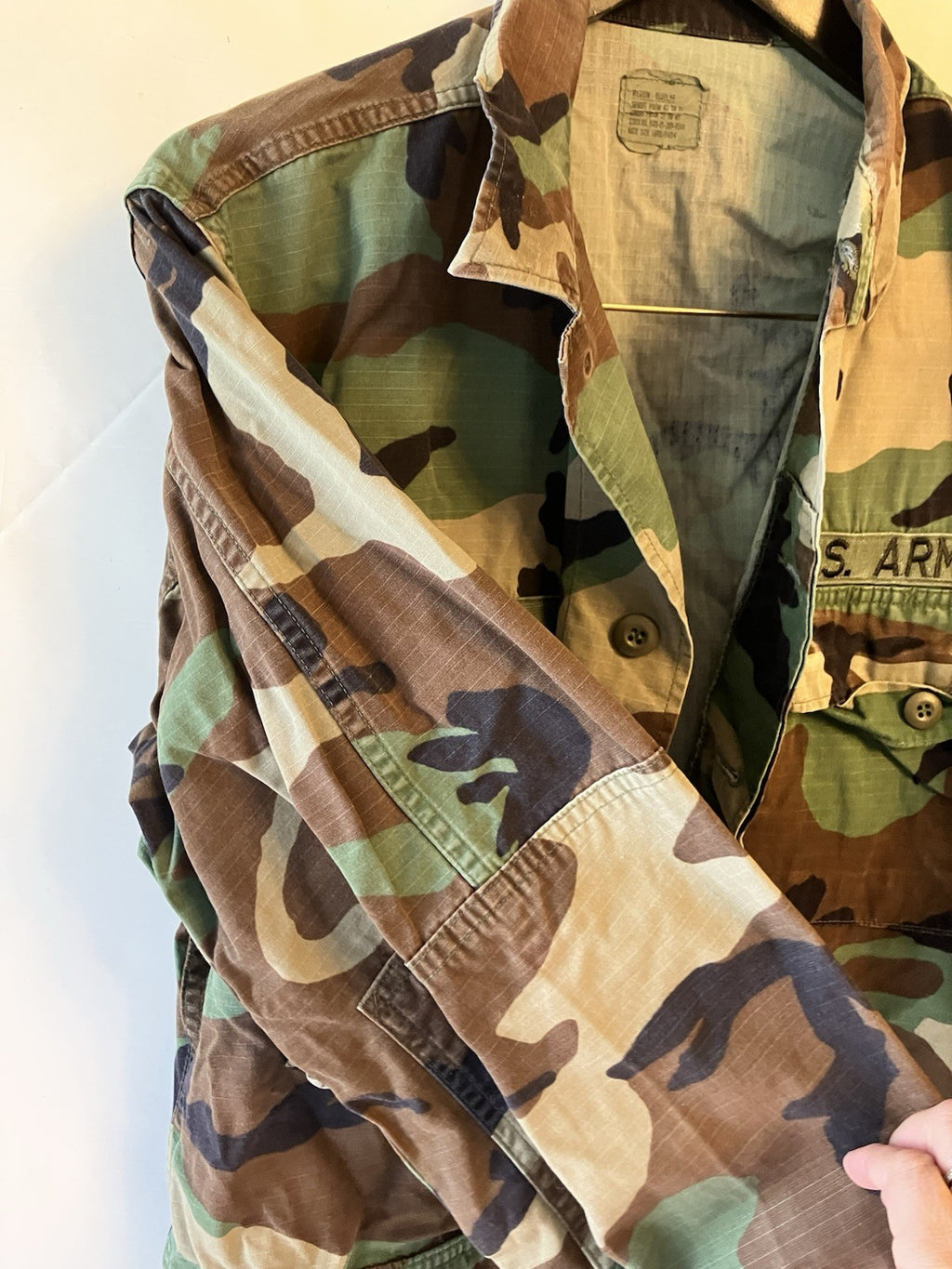 Vintage 24th Infantry Woodland Camouflage Battle Field Dress U.S. Army Complete
