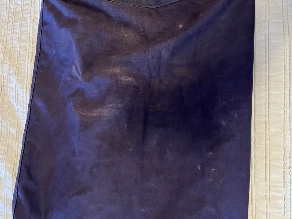1950s 60s USAF Blue Military Canvas Vintage Laundry Duffel Bag Sea Bag Air Force