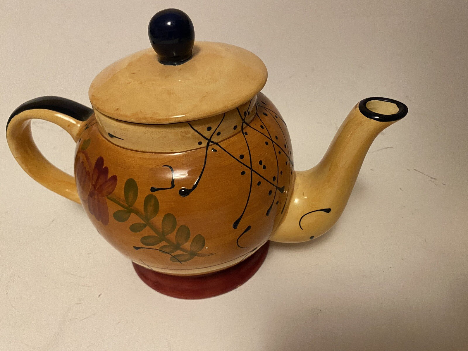 Ambiance Romance Nanette Vacher Teapot and Lid, 4 Cup, , Floral, Design