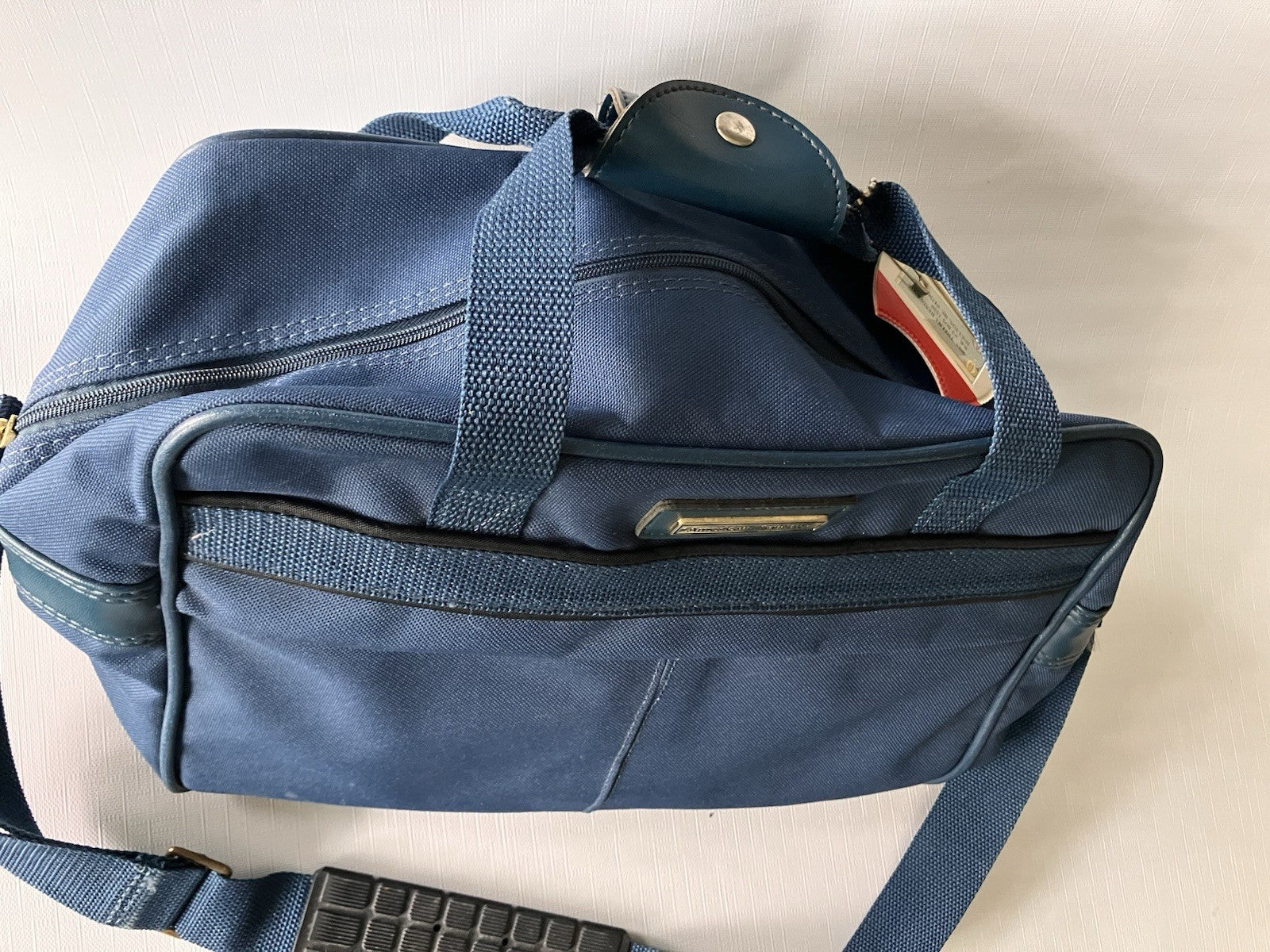 Vintage American Tourister Carry On Blue Luggage
