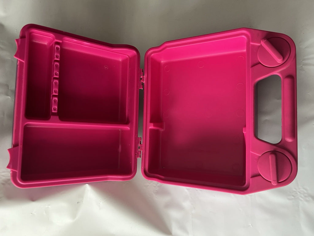 Vintage Igloo Turn Lock Lunchbox Purple/Pink 1990s EUC