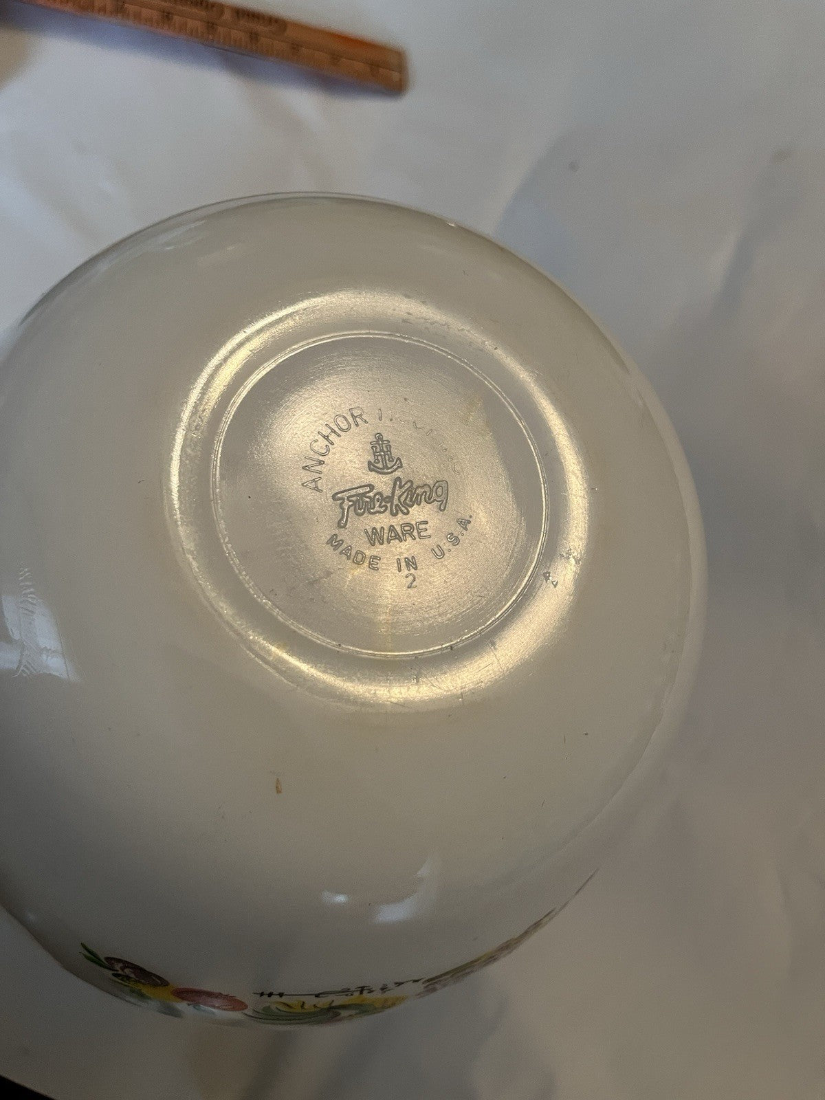 Anchor Hocking Fire King Chanticleer Rooster Country Kitchen Nesting Mixing Bowl