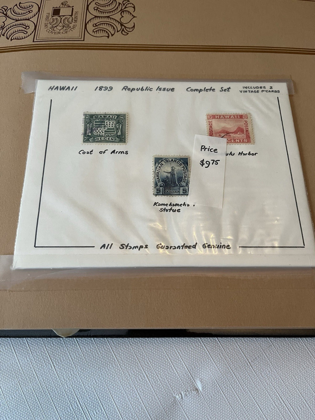 Vintage “First Day Covers” Stamp Collection Hawaii, Alaska, Nat’l Parks ‘37-‘84
