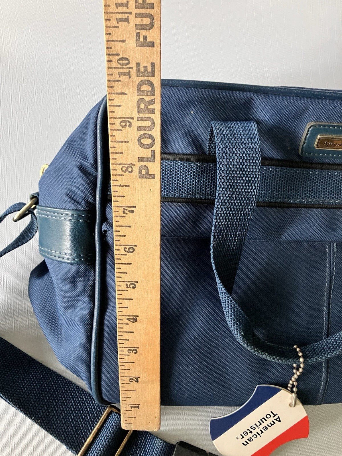 Vintage American Tourister Carry On Blue Luggage