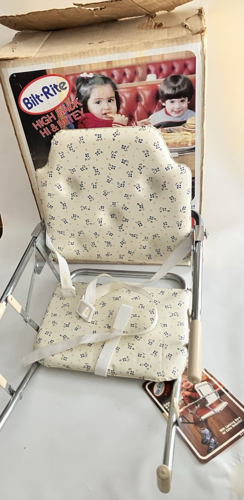 1983 Bilt-Rite Hi&Mity Portable Hi-Chair NOS Tags/Box