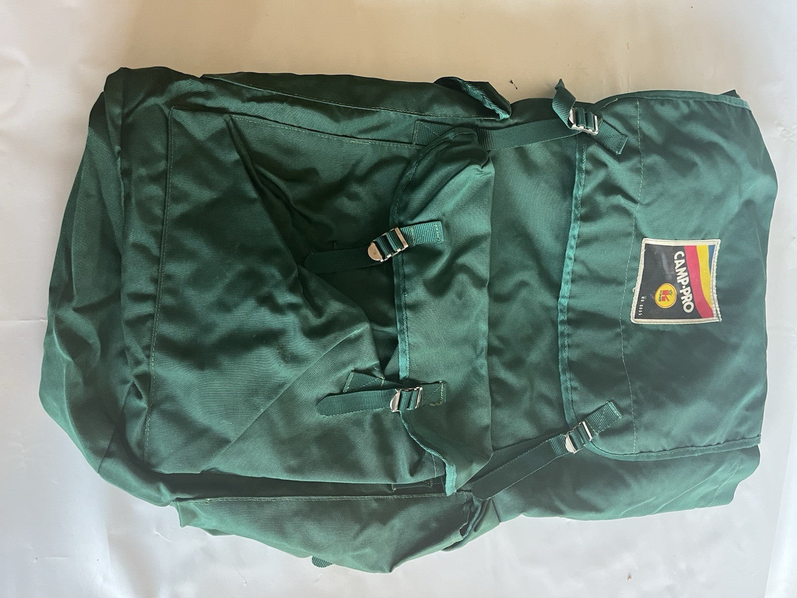 Vintage Camp-Pro Green Backpack No. 6065; XL