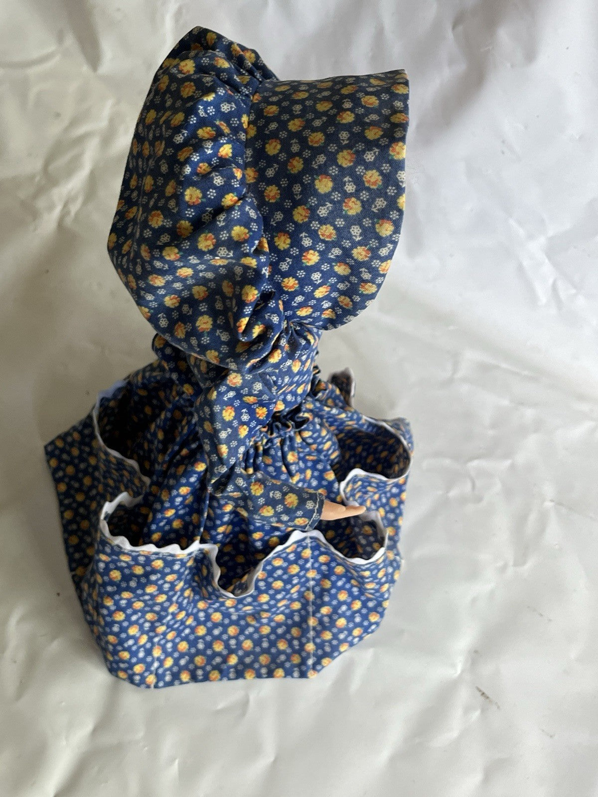 Vtg. “Grannie” Dish Bottle Dolll-Home Made With Pockets And Original Potpourri
