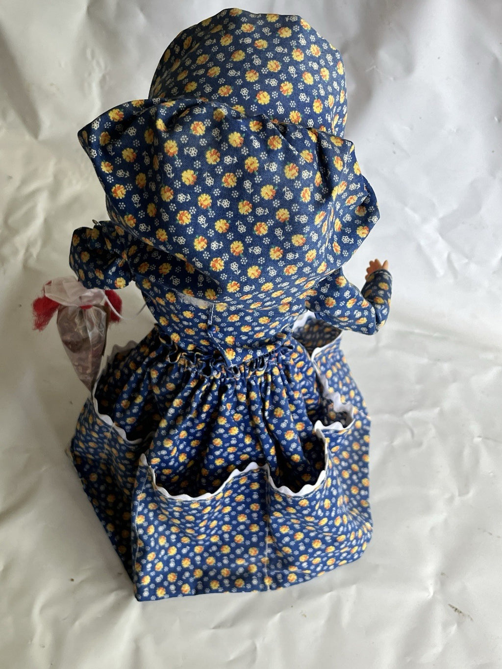 Vtg. “Grannie” Dish Bottle Dolll-Home Made With Pockets And Original Potpourri