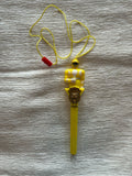 Vintage Yellow Power Rangers Pen 1990s