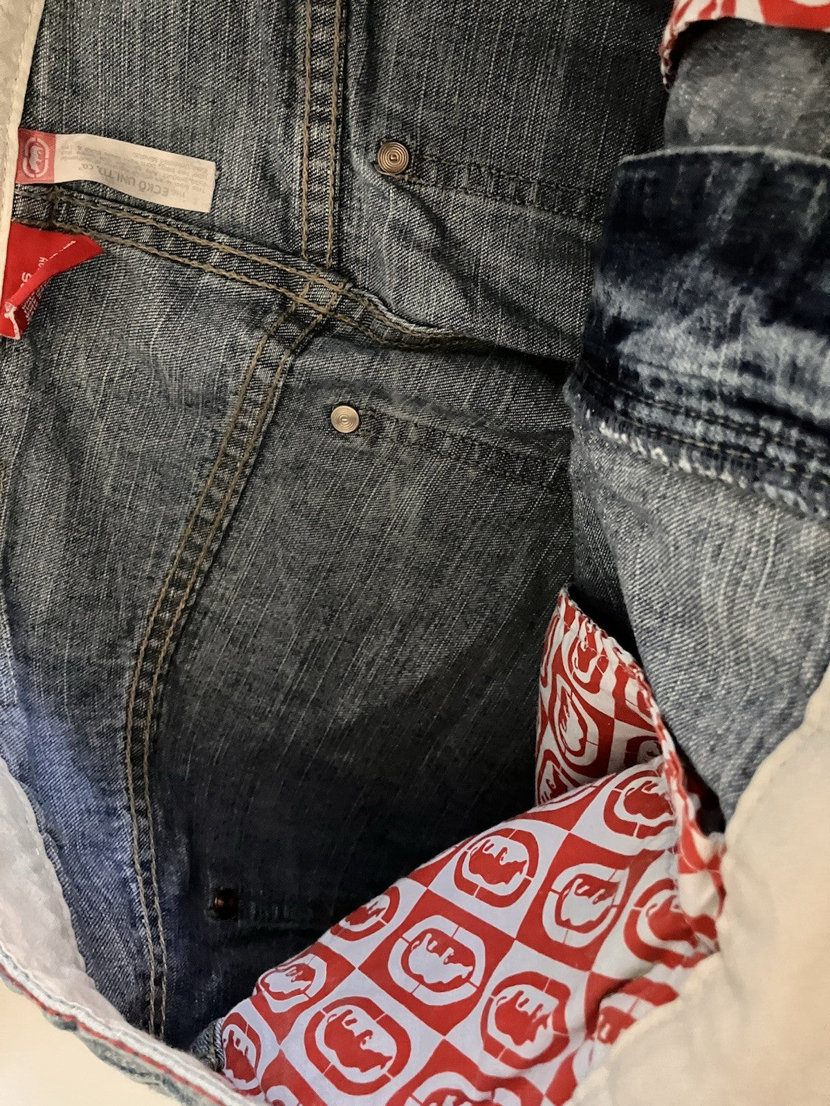 Y2K Mens ECKO Unltd Baggy Jeans Original Style 36” Waist.
