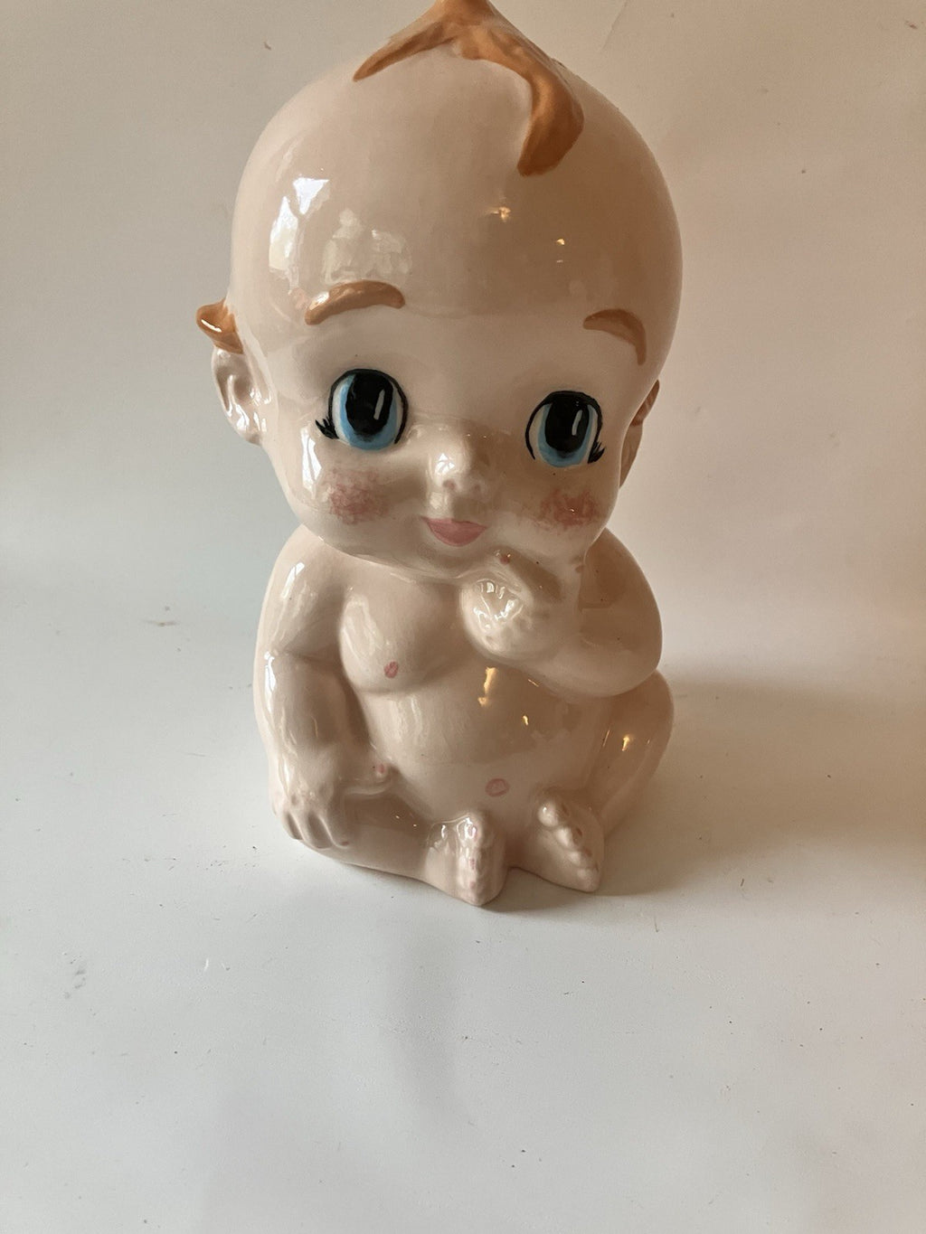 Vintage Baby 6” Tall Ceramic Figurine