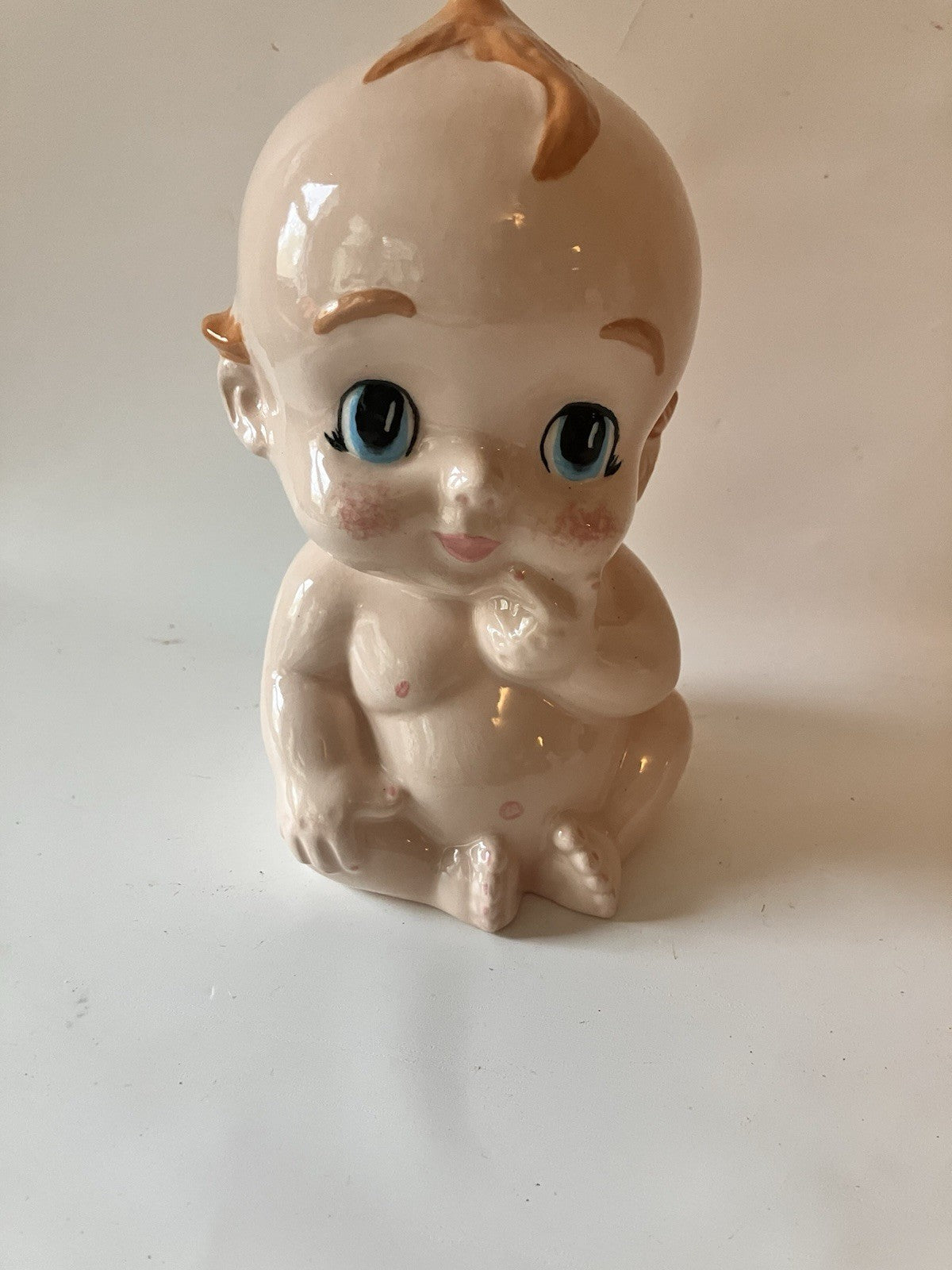 Vintage Baby 6” Tall Ceramic Figurine