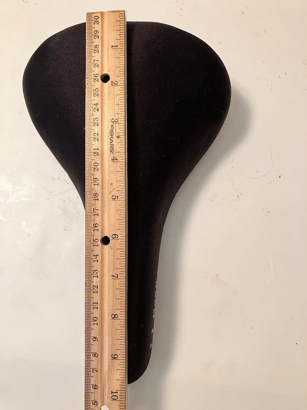 L.L.Bean Black Foam Cushion Bike Seat; 10” Long And 6.5” Back Width.