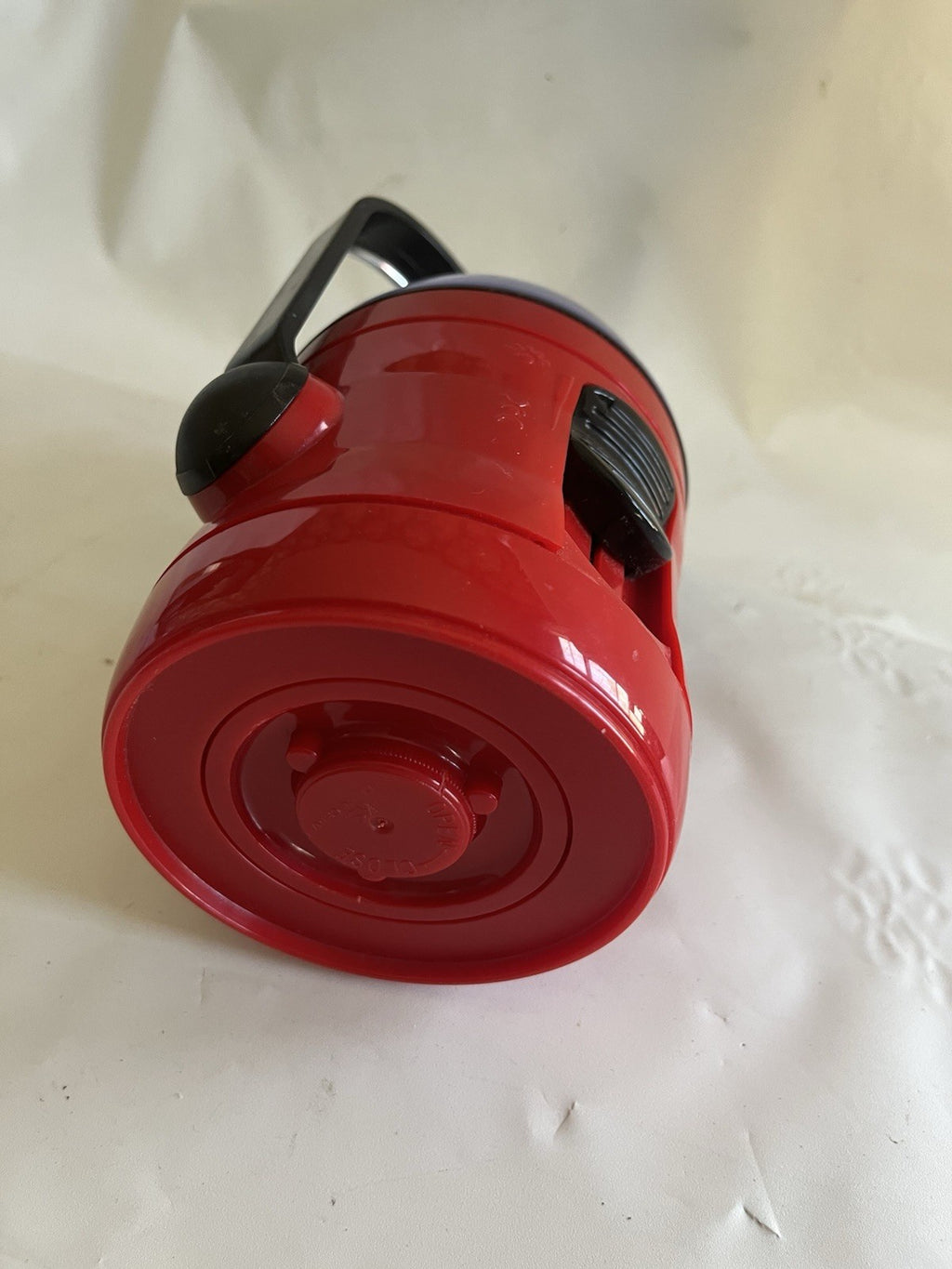 Marlboro Lantern Flashlight Lamp Camping Red With Handle Vintage