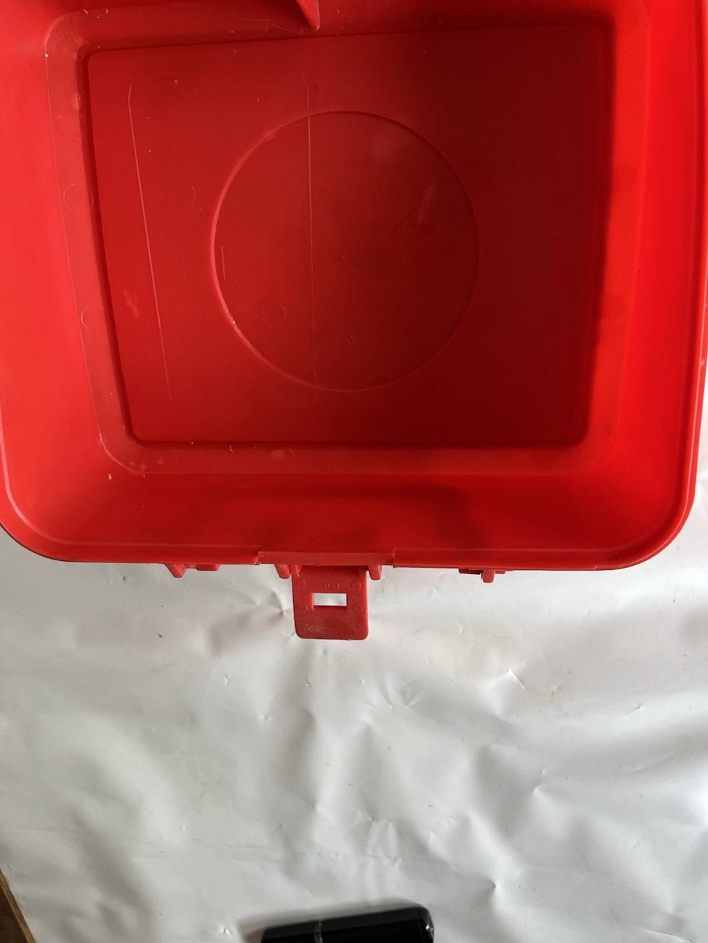 Retro 1990’s Red Aladdin Lunchbox Of Disney Hunchback Of Notre Dame