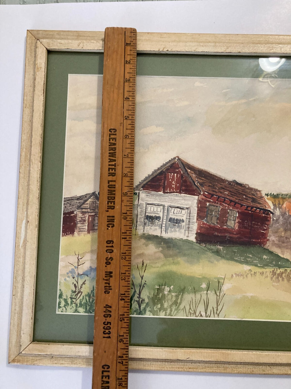 Fredick Munzing Landscape Framed Painting Dated 62" 17x22"