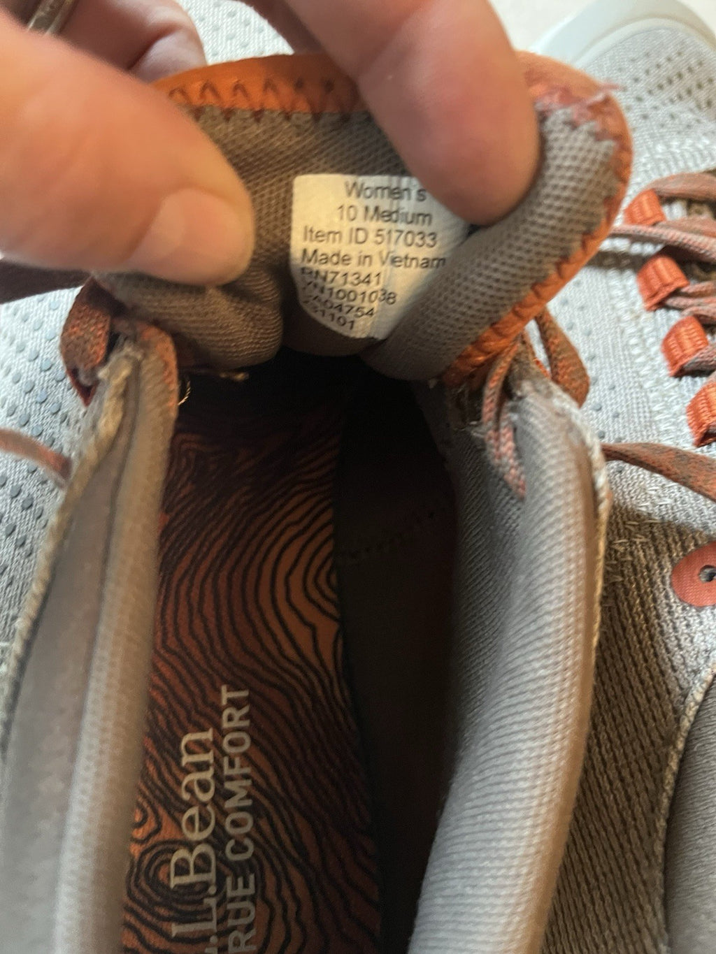 L.L.Bean Women's Elevation Hiking Shoes, Ventilated in the Iron colorw