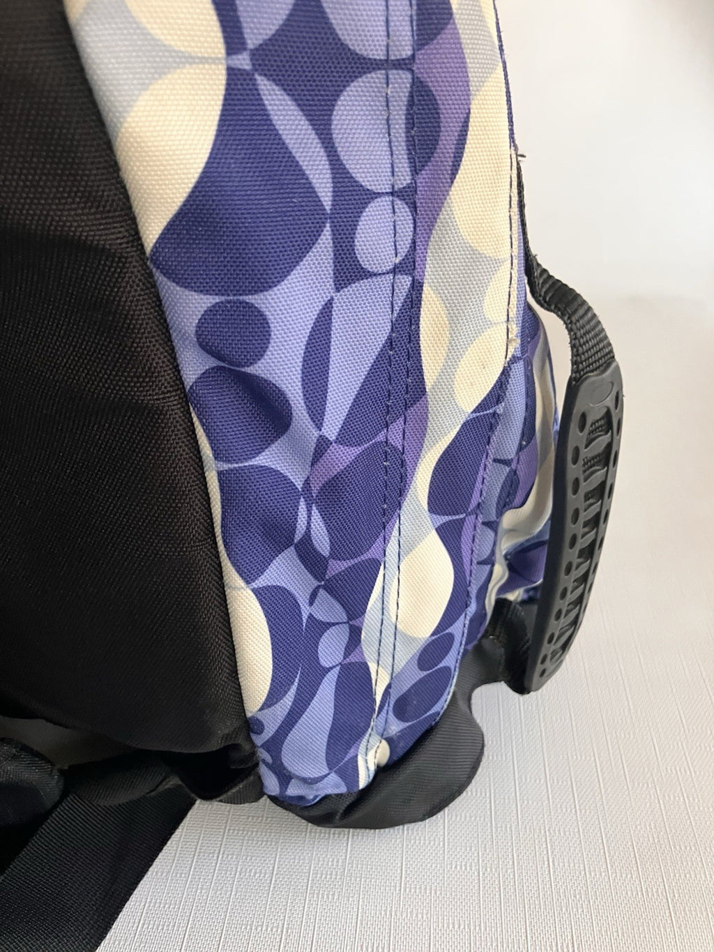 L.L.Bean Purple Two Toned And White large Backpack NOT monogrammed!