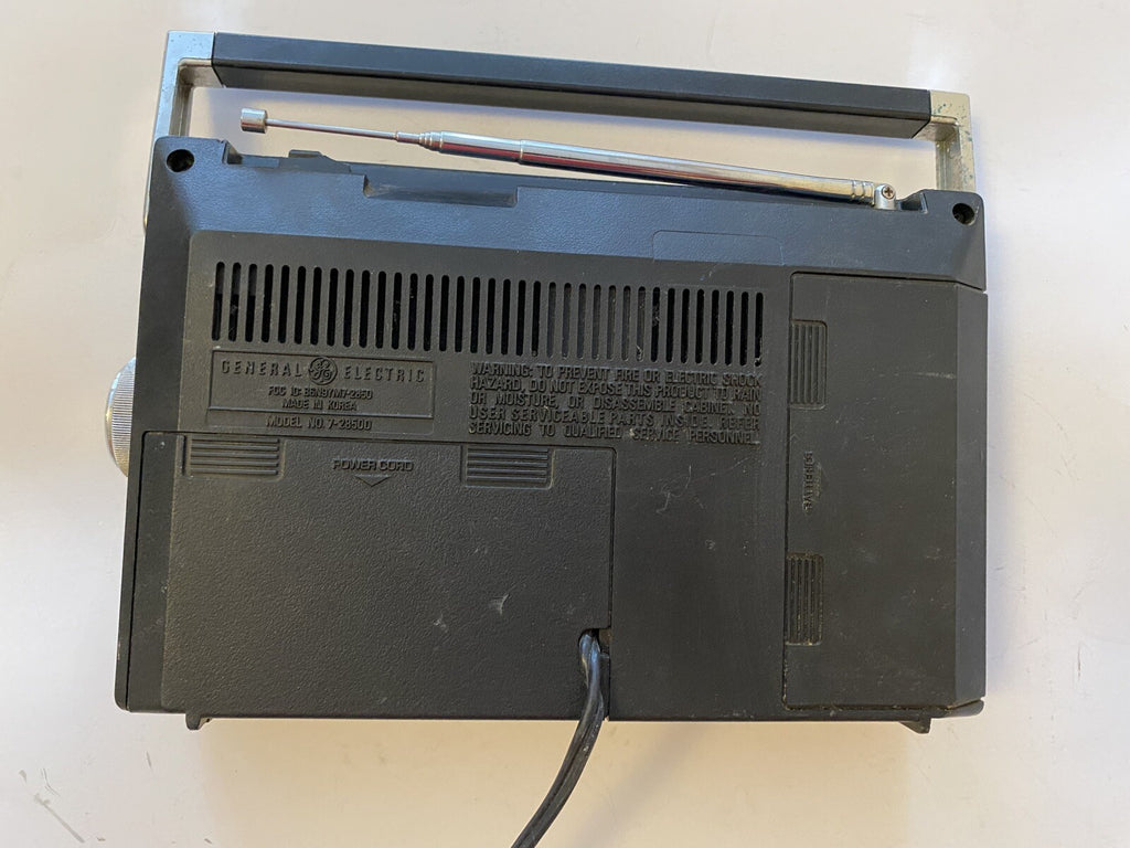 General Electric Radio Model 7-28500 Working New Antenna