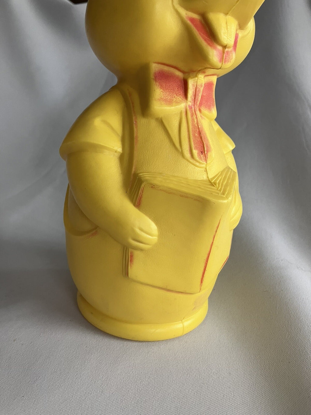 Vintage MCM Easter Duck Blow Mold Bank,