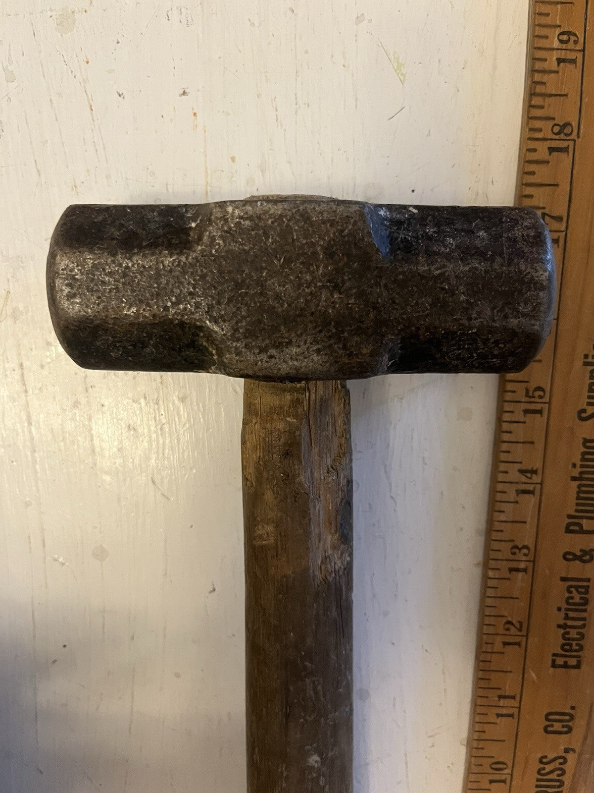 Vintage LITTLESTOWN NO.112 3-1/2" Bench Vise With 3 Pound Hammer