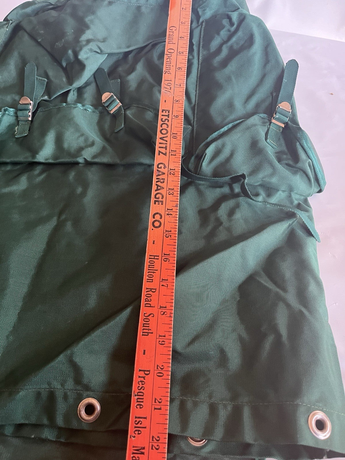 Vintage Camp-Pro Green Backpack No. 6065; XL