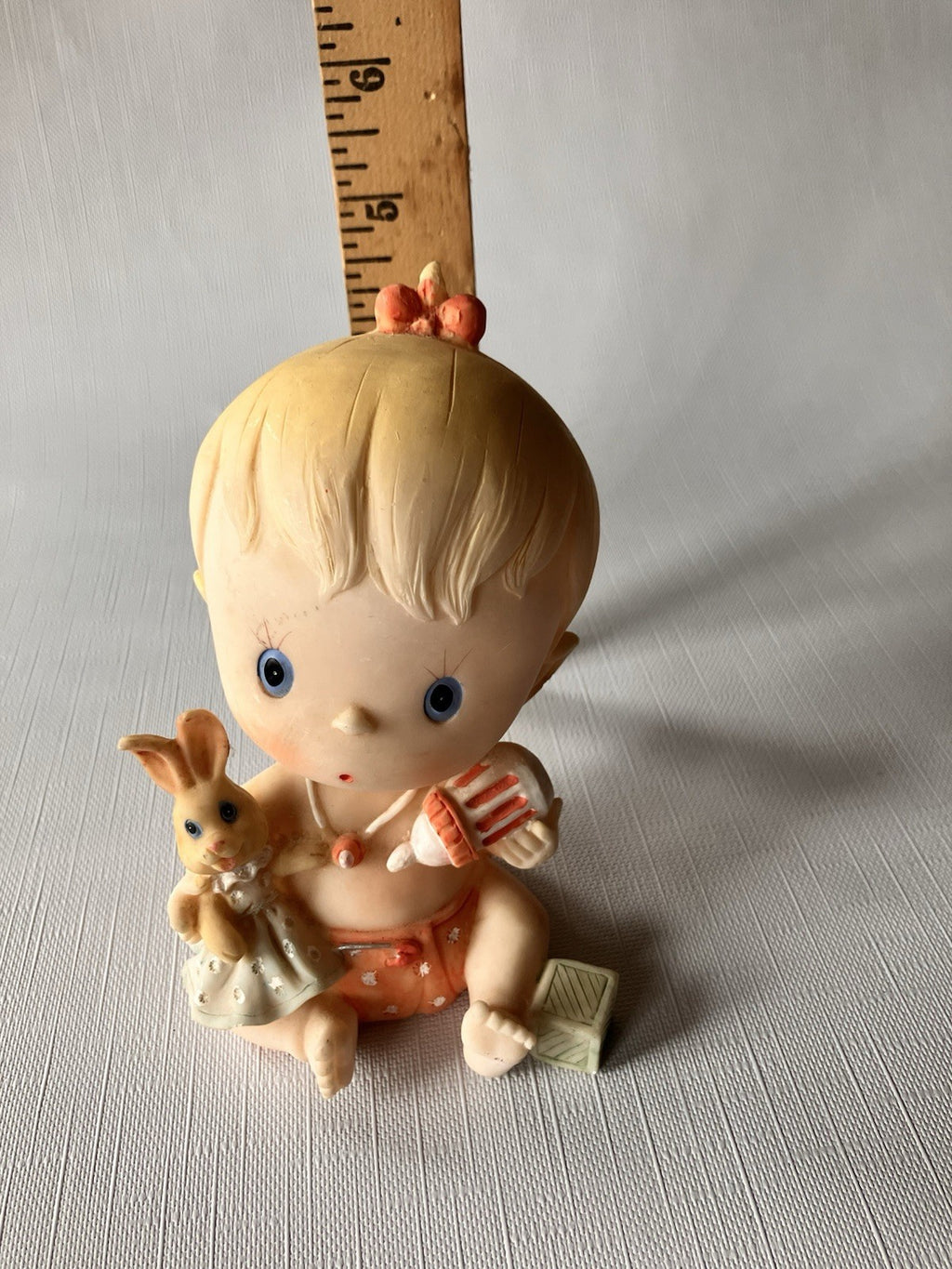 Vintage 1950s Baby Fine Anklets, Figurine And Botany Magazine