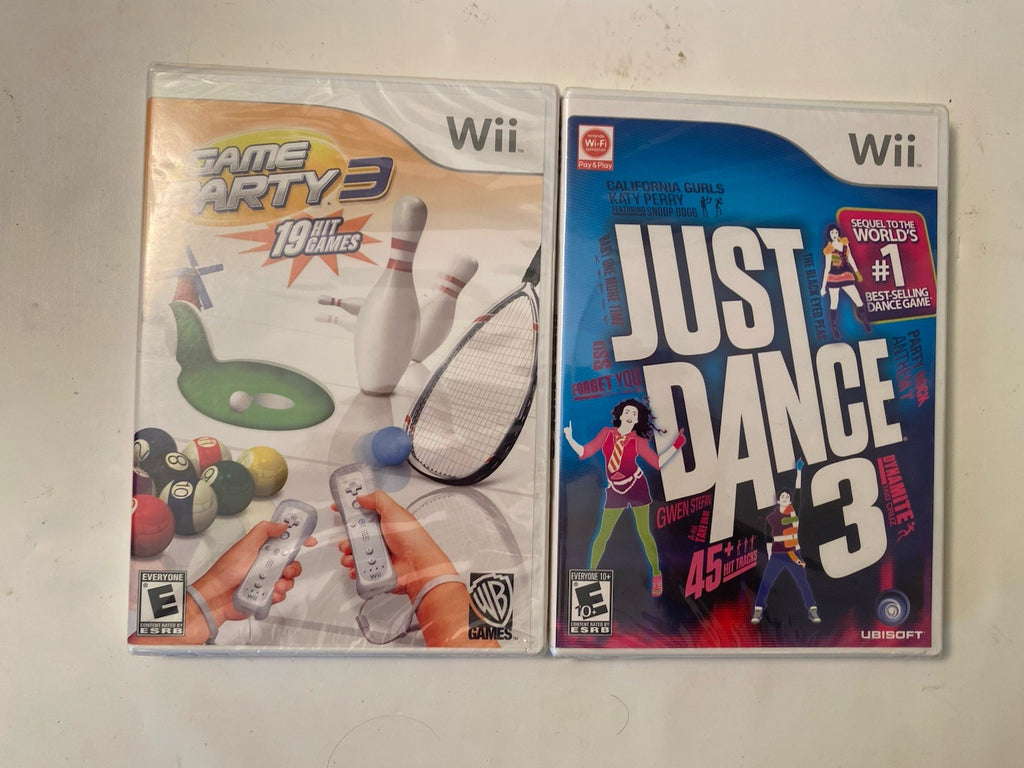 New Wii Games Just Dance 3/Game Party 3