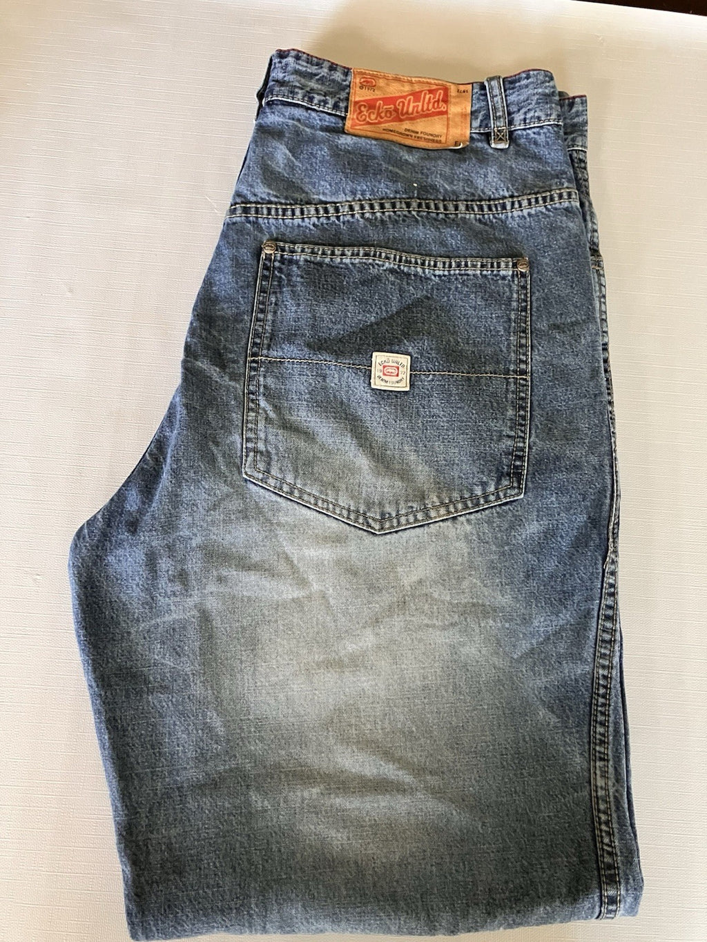 Y2K Mens ECKO Unltd Baggy Jeans Original Style 36” Waist.