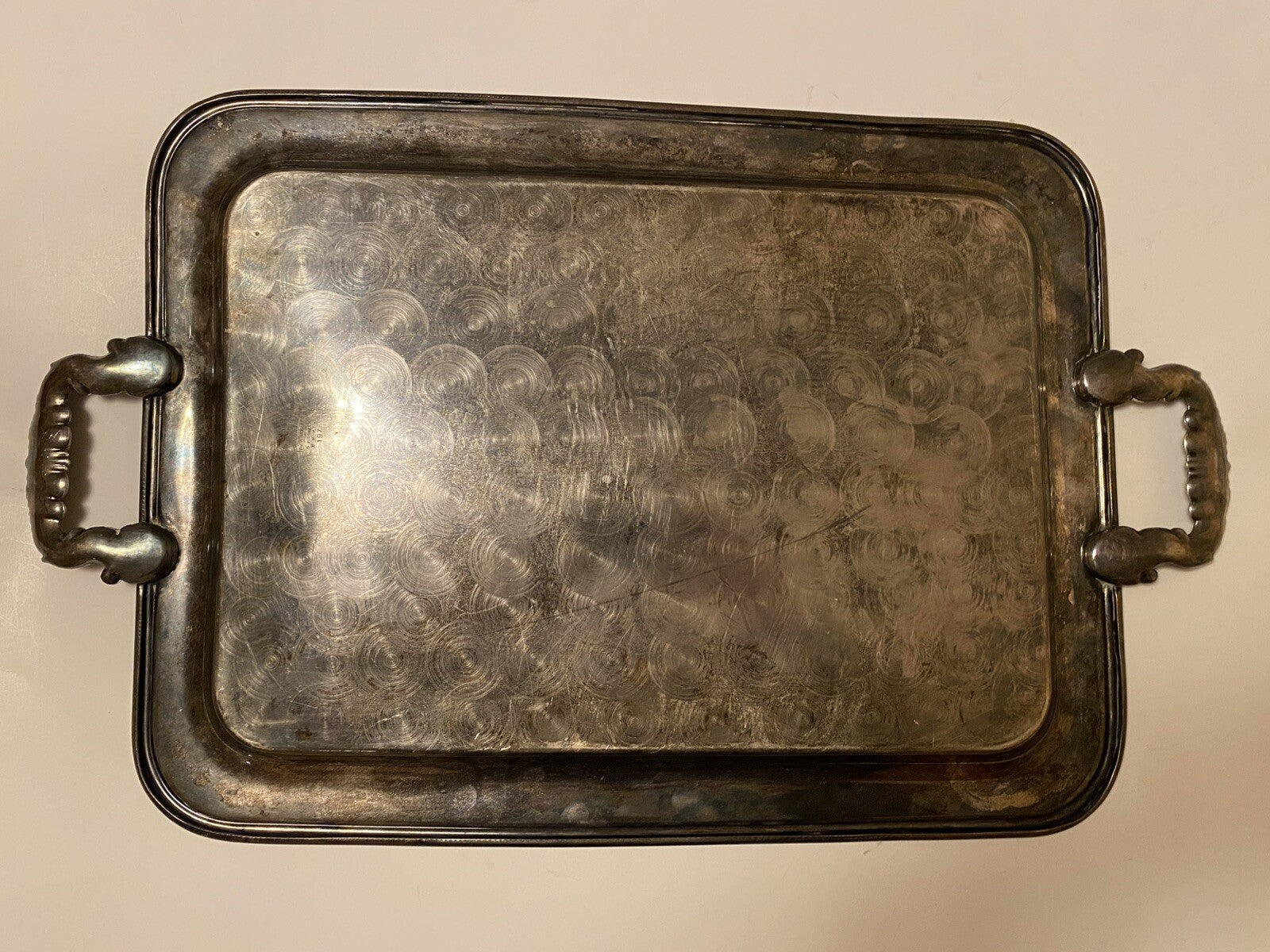 Wm A Roger’s Tray 197 -1949 Woodstock, New Brunswick J Clark & Son Col. Dan Time