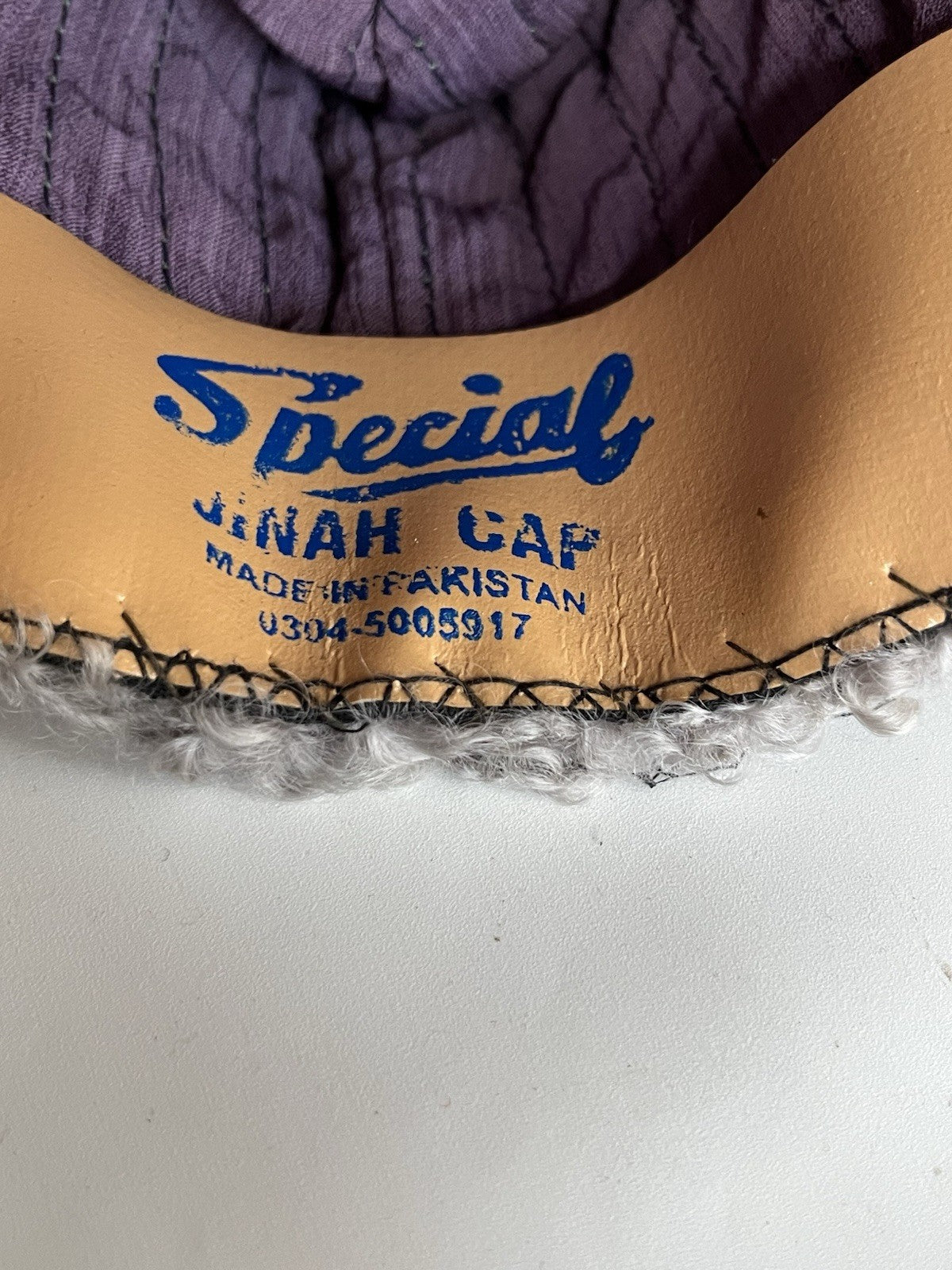 Vintage Women’s Special Karakul Cap Made In Pakistan Grey W/ Lace