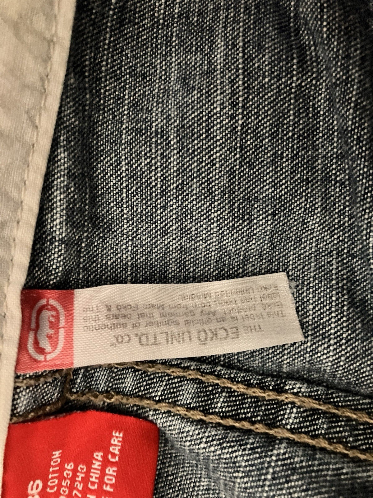 Y2K Mens ECKO Unltd Baggy Jeans Original Style 36” Waist.