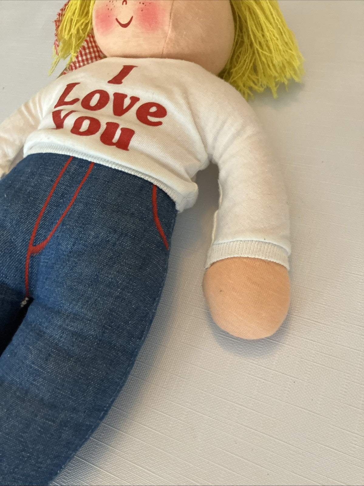Rare Vintage Bubbychubs 16” “I Love You” Girl Doll Franklin, TN