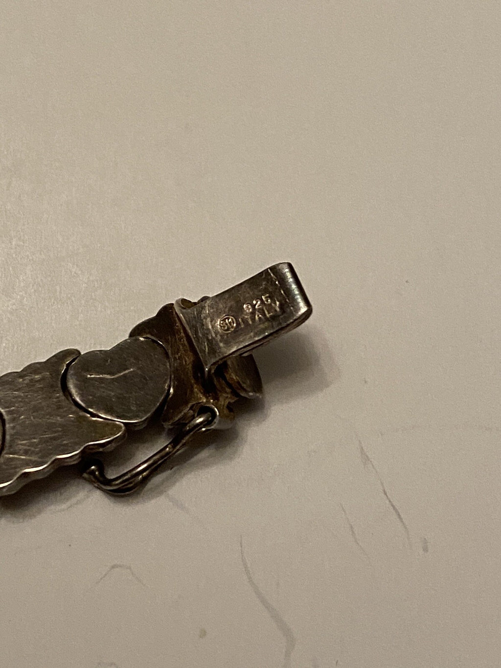 Vintage Sterling Silver, SU 925 Italy Bracelet 4 Gram