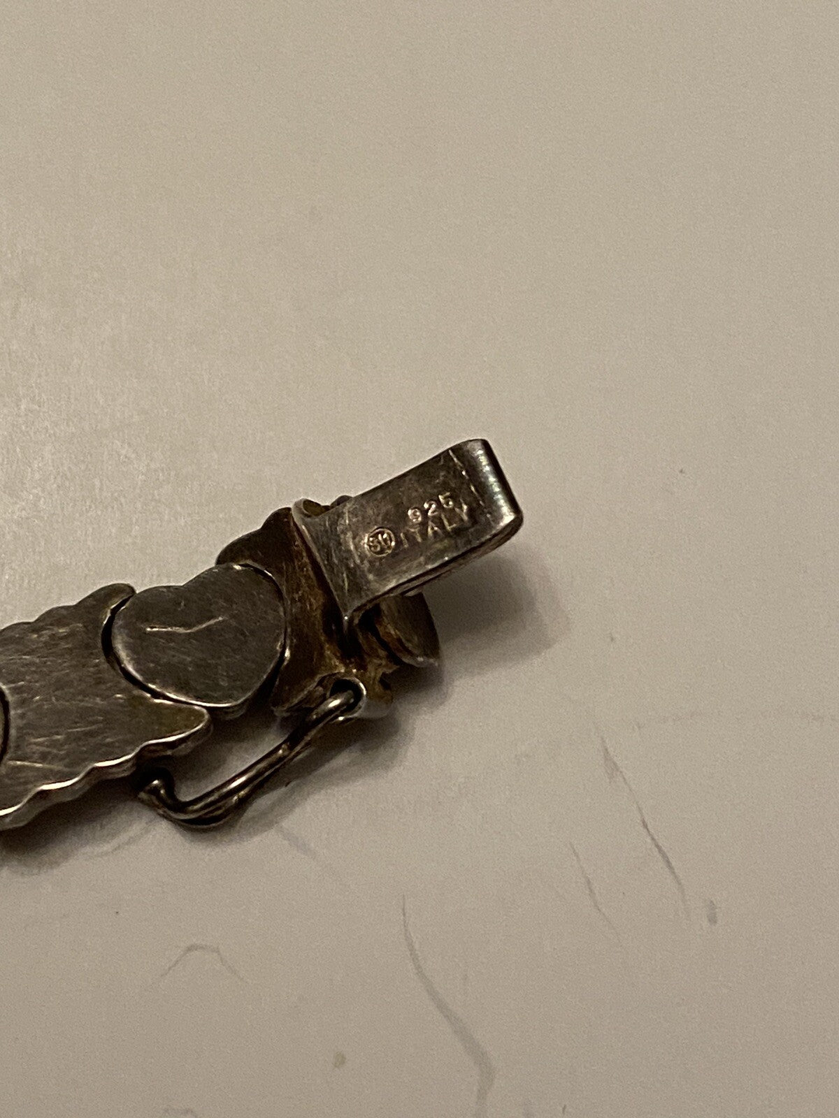 Vintage Sterling Silver, SU 925 Italy Bracelet 4 Gram