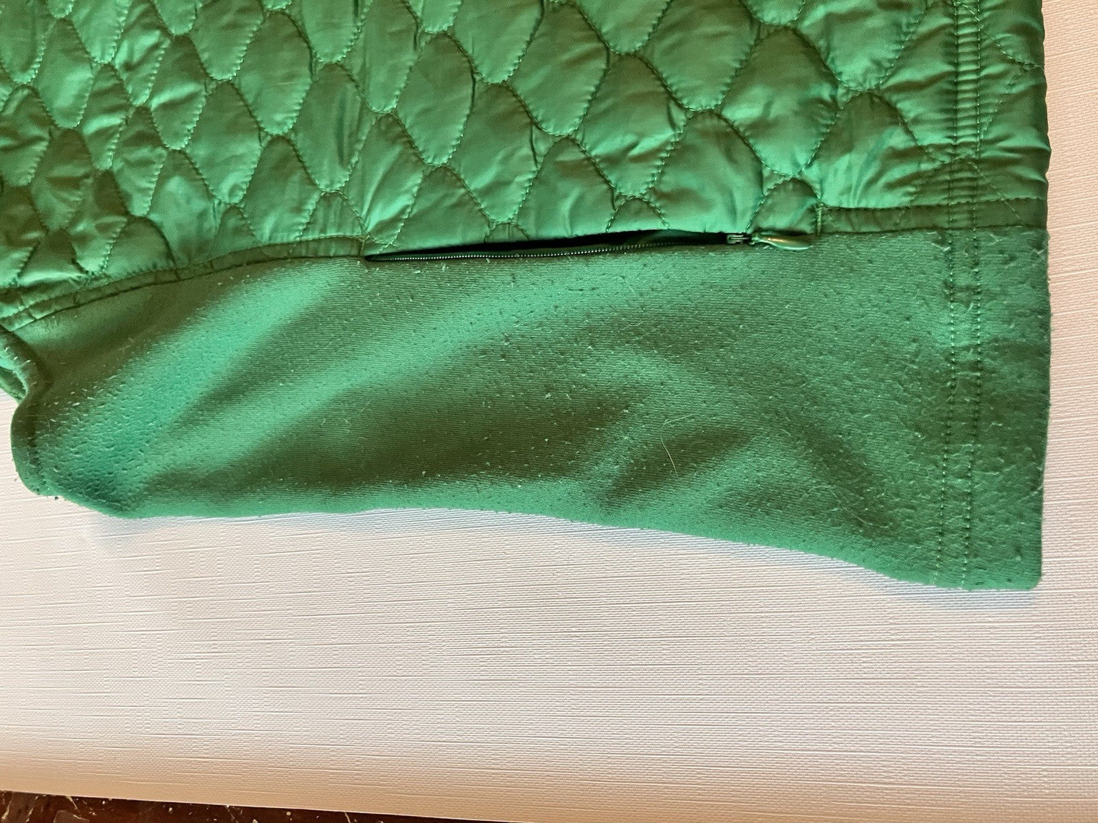 LL Bean Women’s Large Kelly Green Quilted Thinsulate Insulated Vest