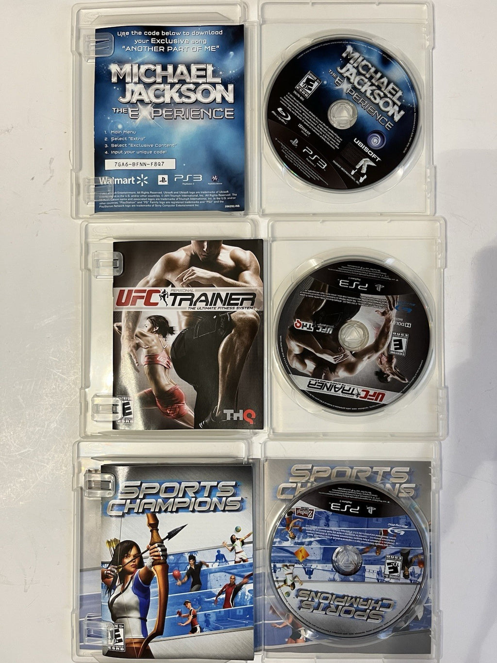 Lot of Playstation 3 games Call of Duty/ Micheal Jackson/Ufc