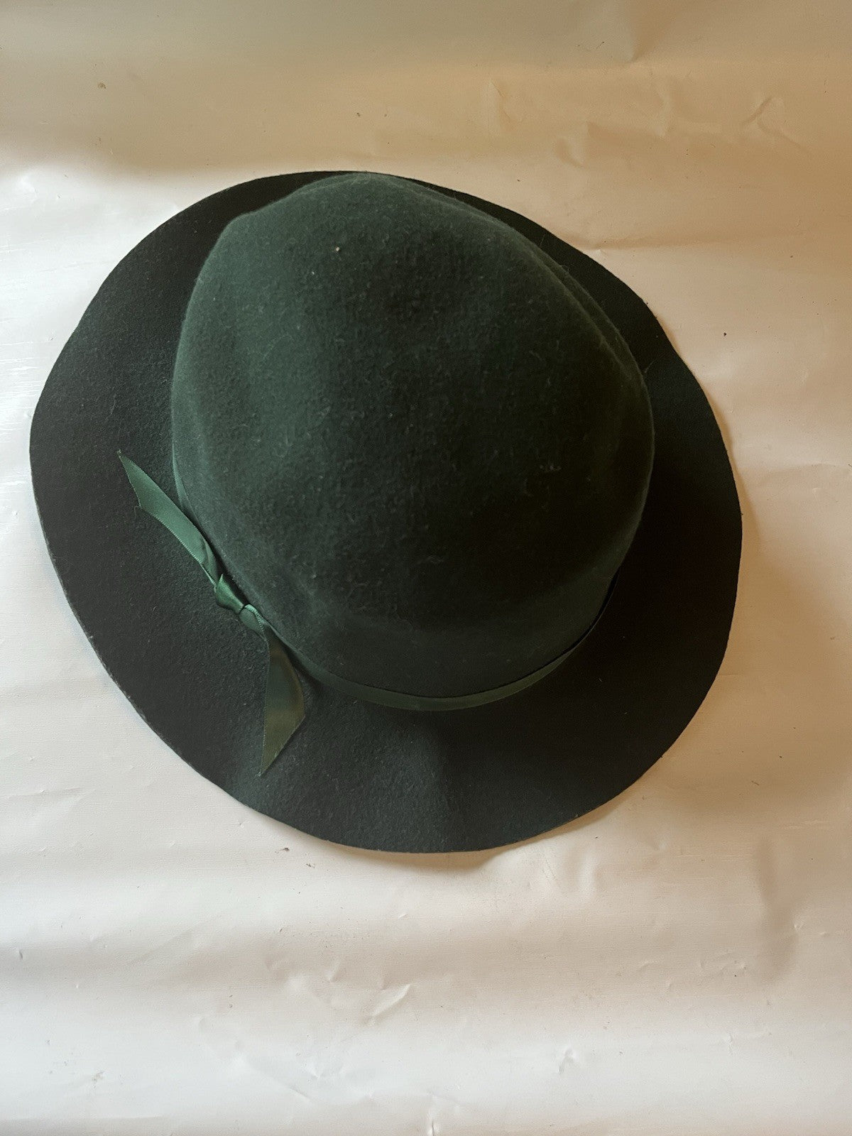 Vintage Effanem 100% Wool Forest Green Hat