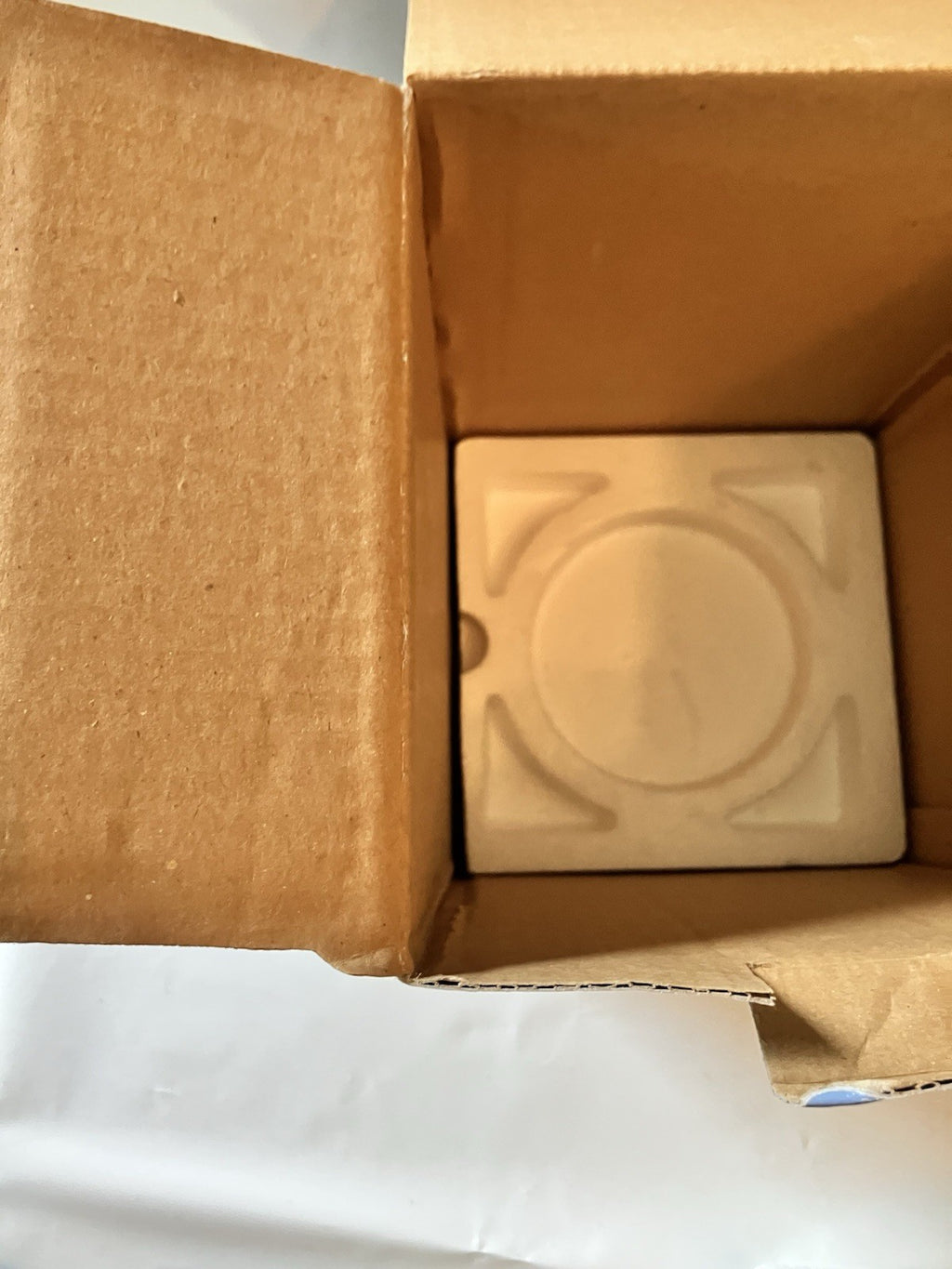 1998 Pfaltzgraff Winter Frost Glass Floating Candle Globe NEW Mint in Open Box