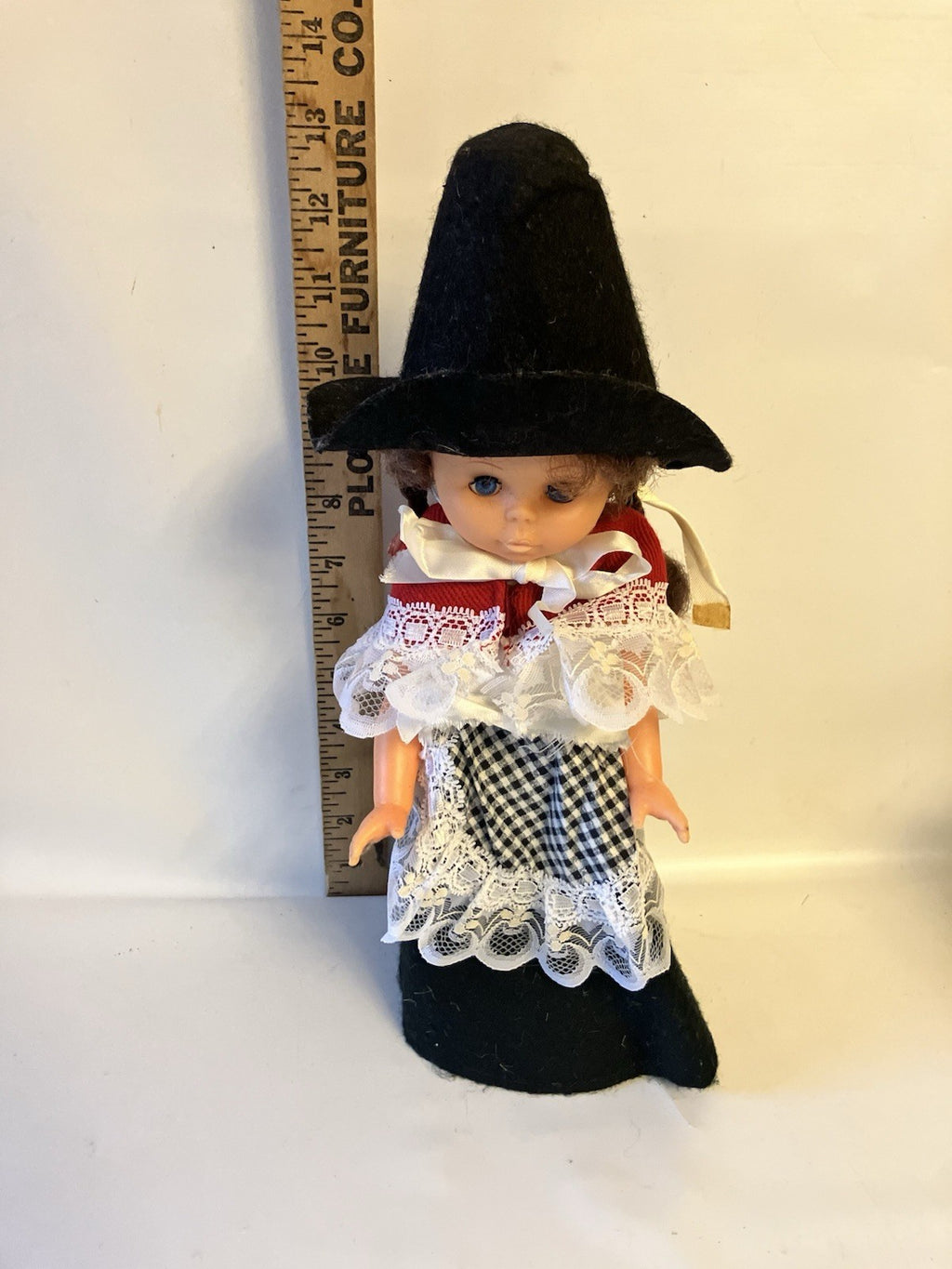 Vintage 13” Tall Doll With Welch Clothing And Styling EVC