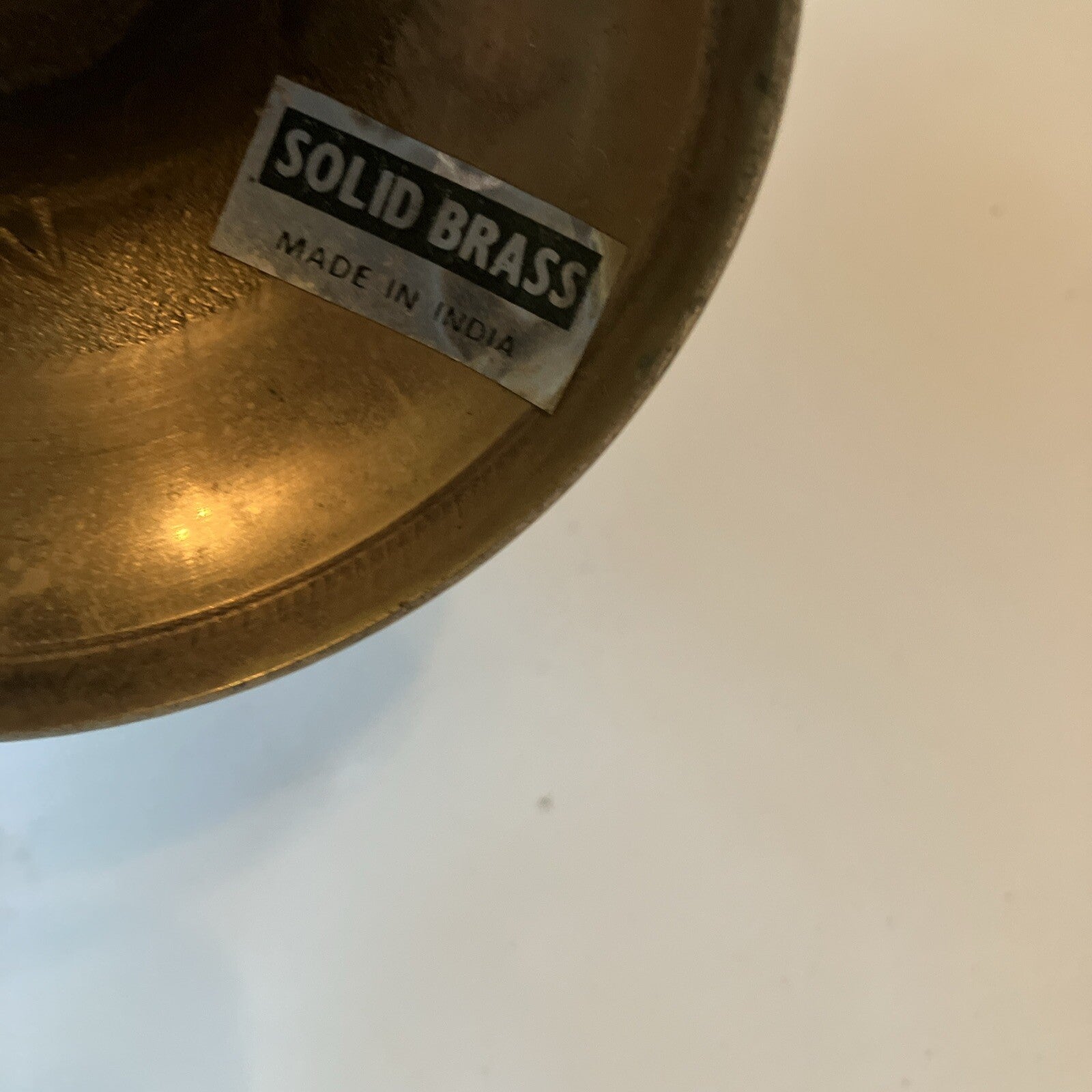 Vintage Solid Brass Case Made In India