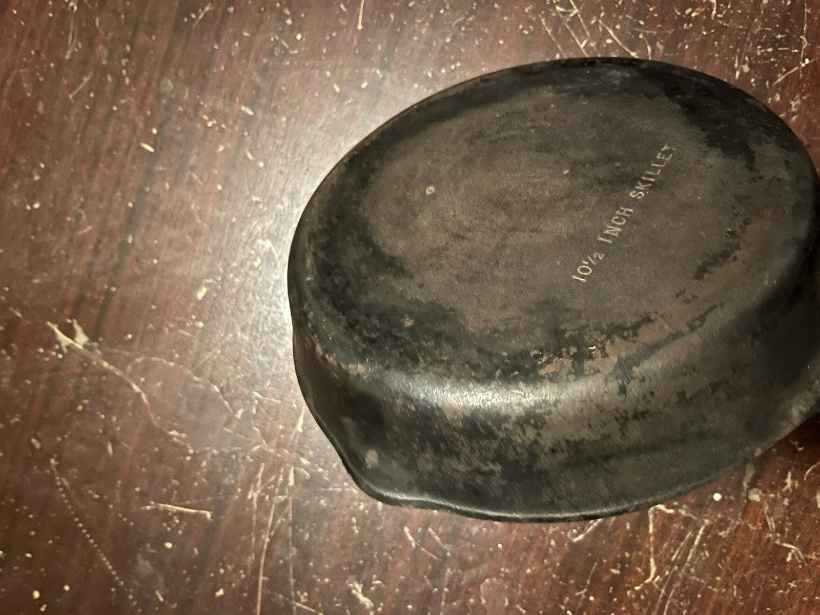 10 1/2” Vintage Skillet wit “C” Marked on Handle-Nice
