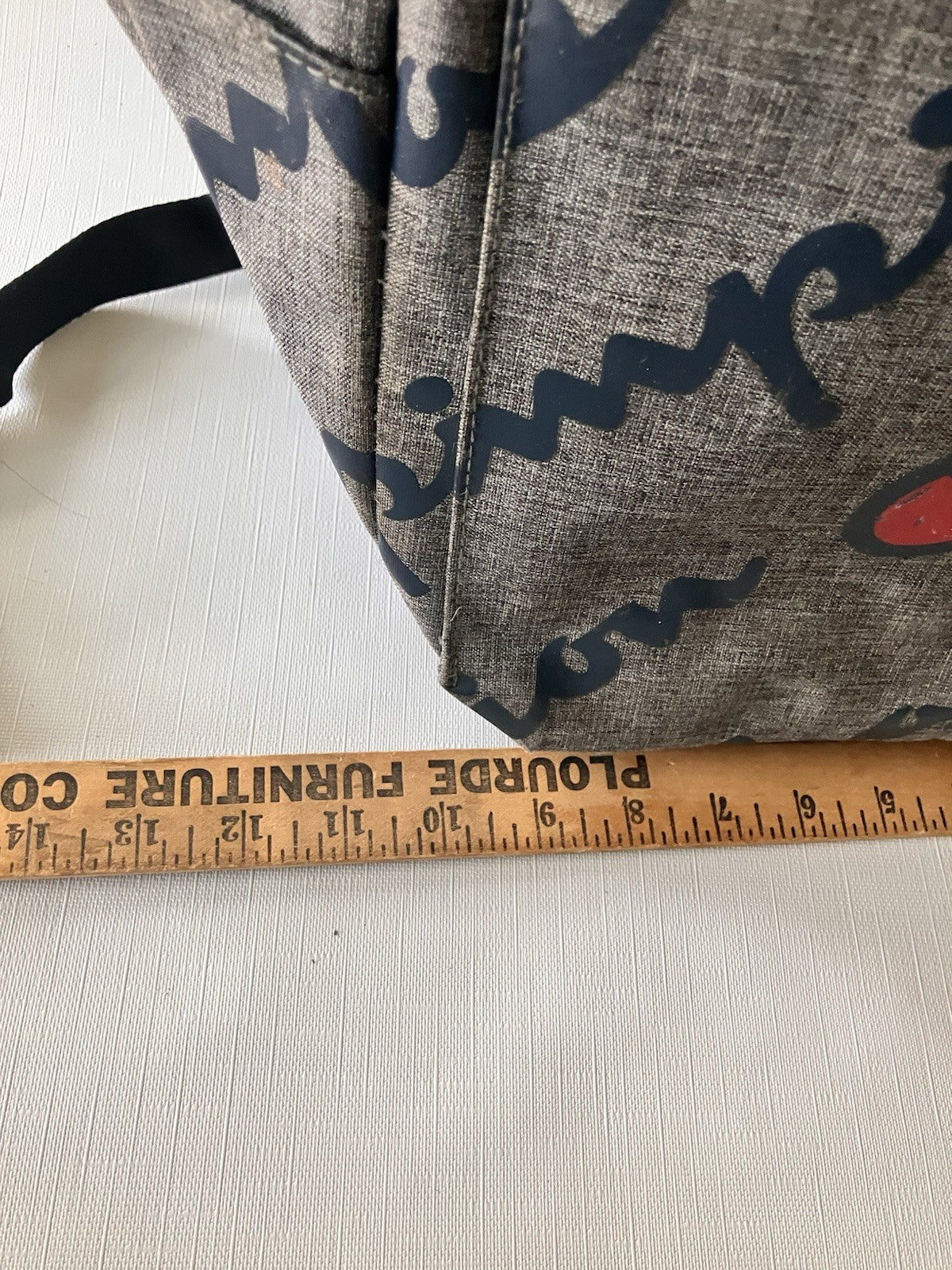 Classic Grey Champion “C”  Backpack Unisex, Very Clean