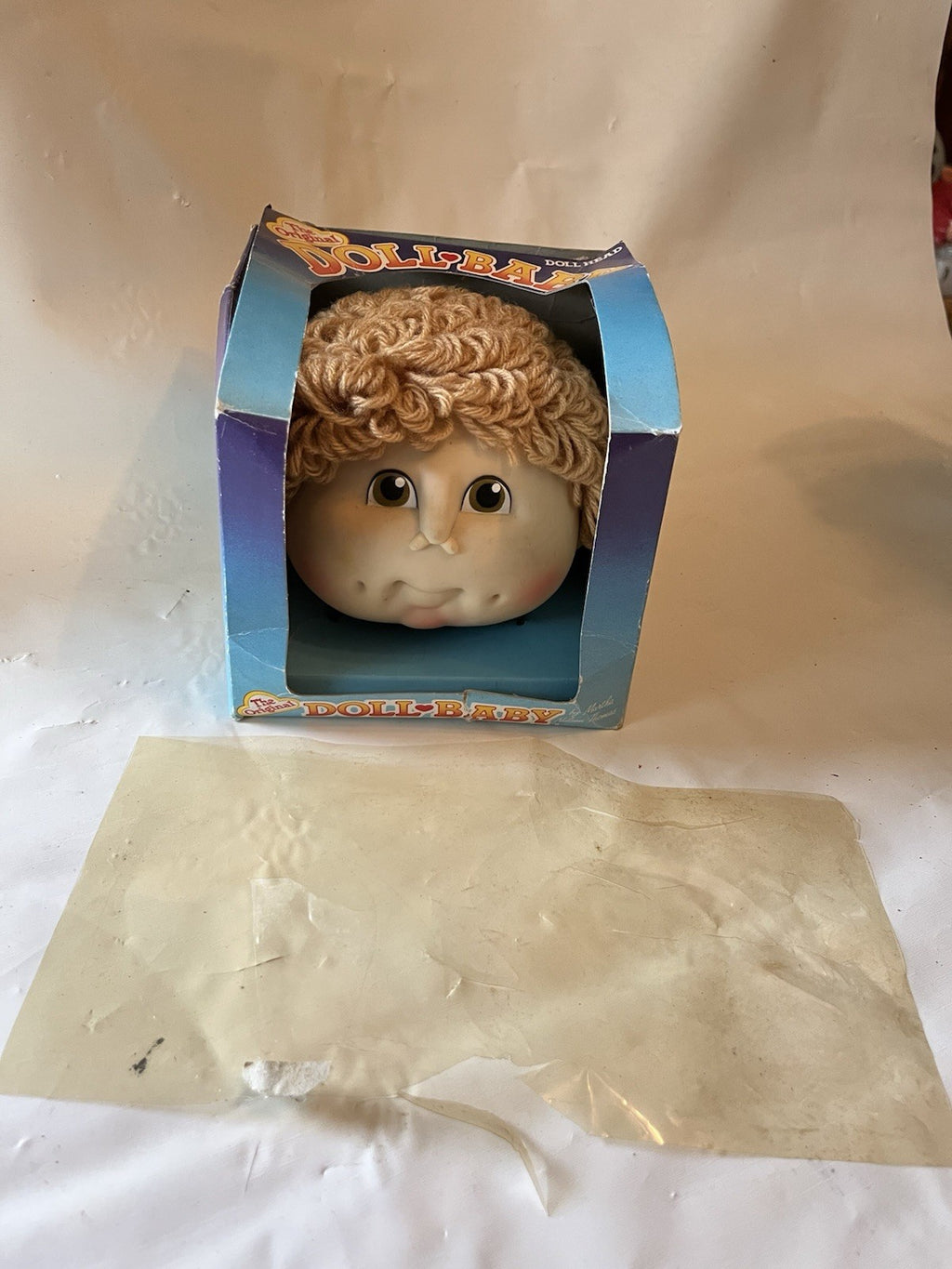1984 Martha Nelson Thomas "The Original Doll Baby" Doll-Head W/ Original Box