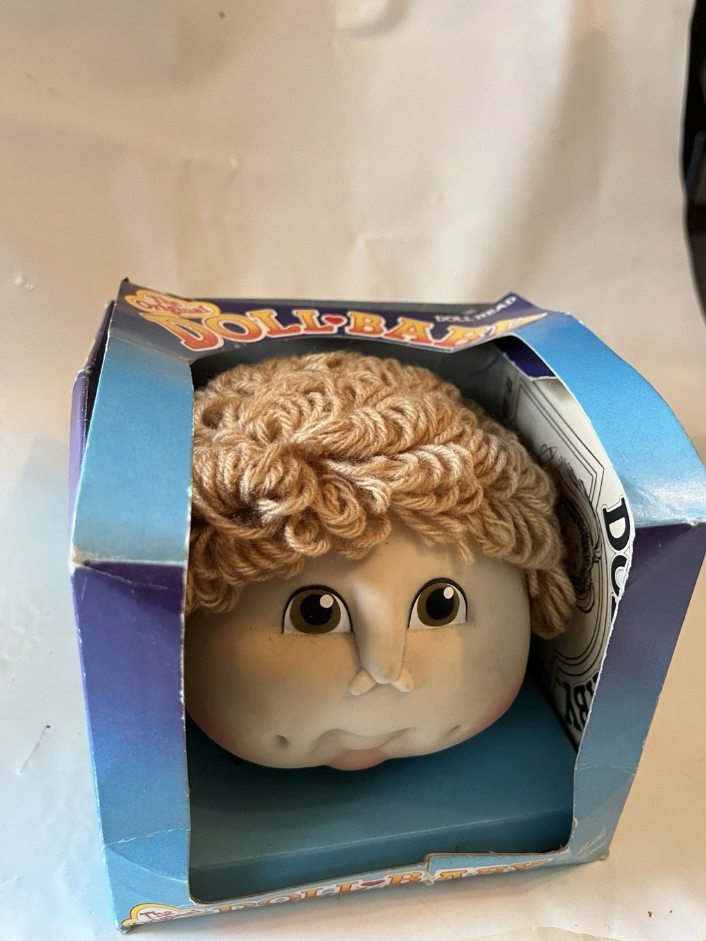 1984 Martha Nelson Thomas "The Original Doll Baby" Doll-Head W/ Original Box
