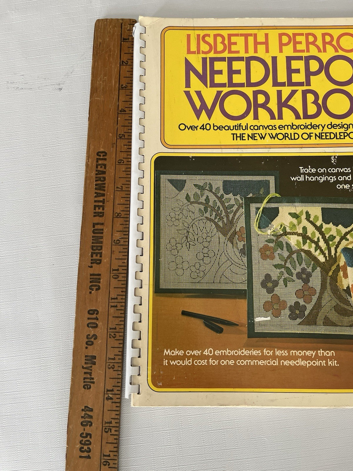 Vintage Lisbeth Perrone’s Needlepoint Workbook With Over 40 Patterns