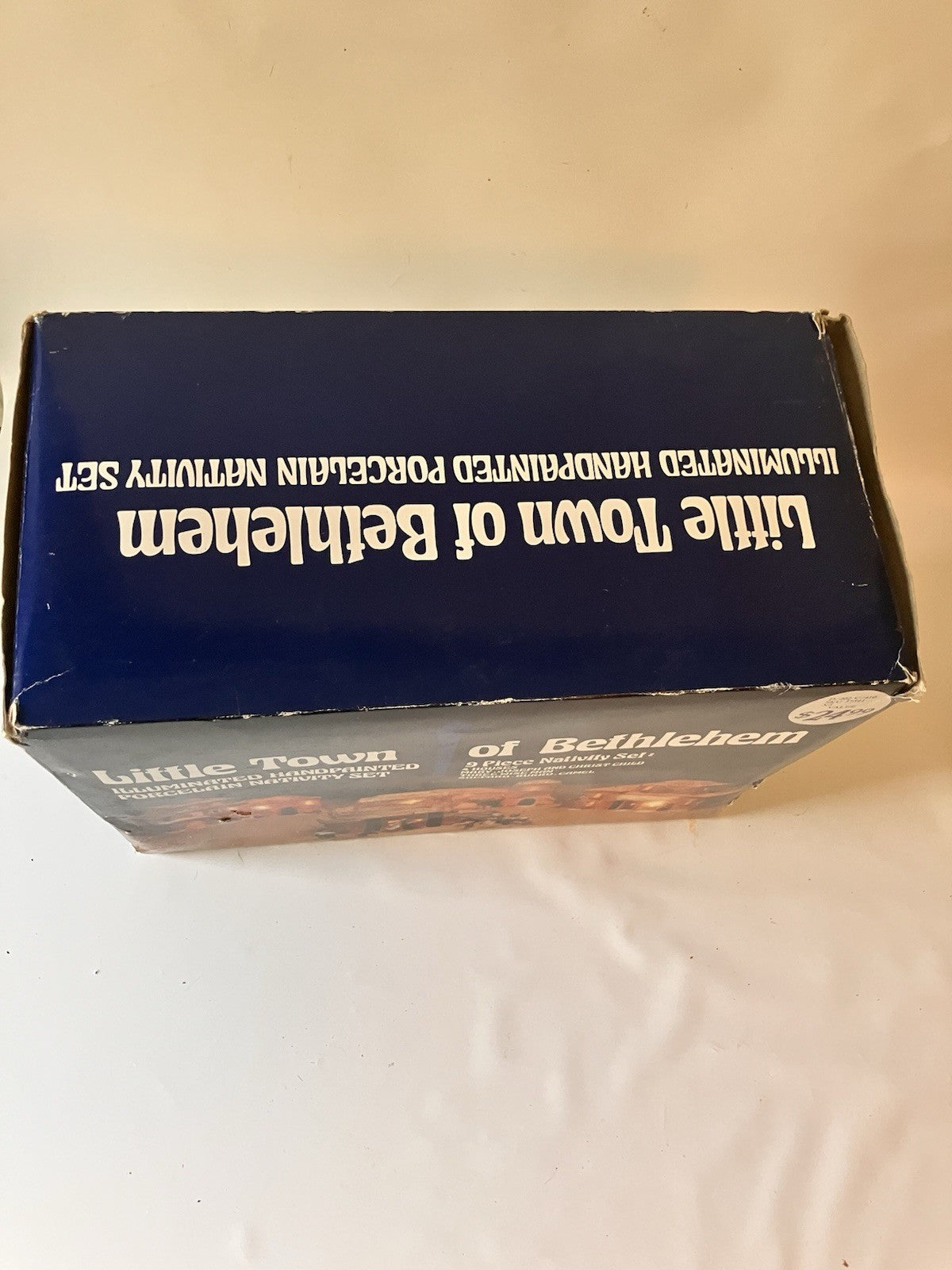 Vintage Ceramic Little Town Of Bethlehem’s Nativity Scene With Original Box