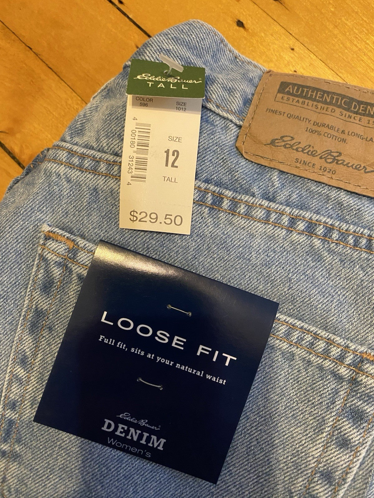 Eddie Bauer Loose Fit Size 12 Tall New