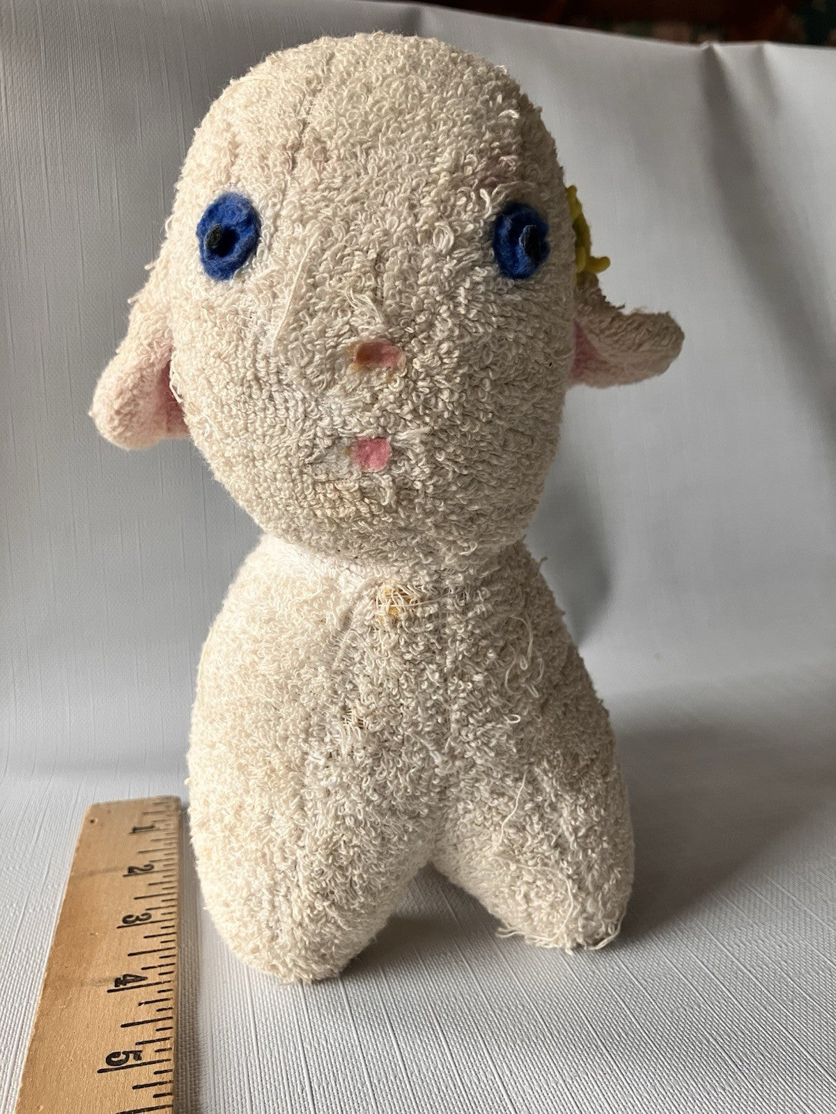 Vintage 1930/40’s TerryToy Lamb-Rare Find!!